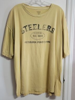 Reebok Pittsburgh Steelers yellow T-shirt